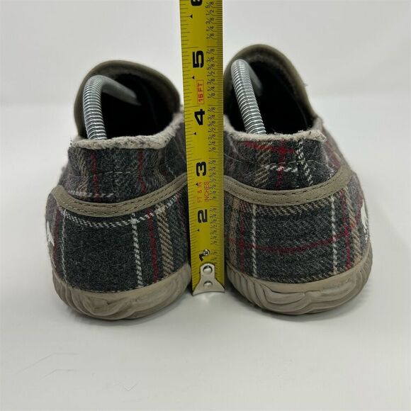 Sorel Men\'s Dude Moc Slippers Blue, Red and Gray Plaid Size 11 Casual Slip-On main image 8